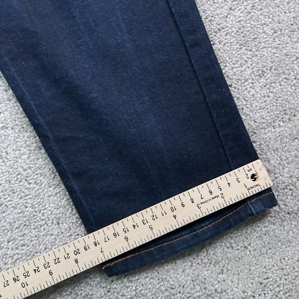Levis Jeans Mens 34x34 Blue 502 Tapered Fit Dark Wash Stretch Denim Casual‎